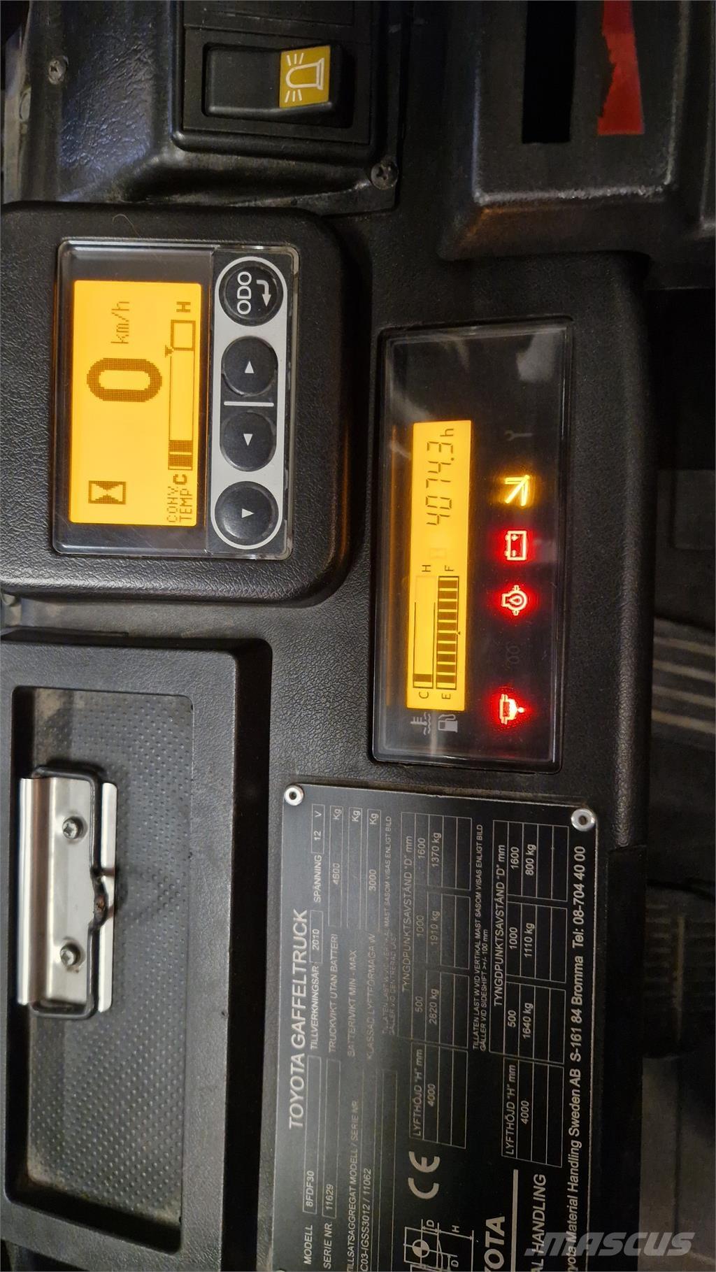 Toyota 8FDF30 Empilhadores Diesel