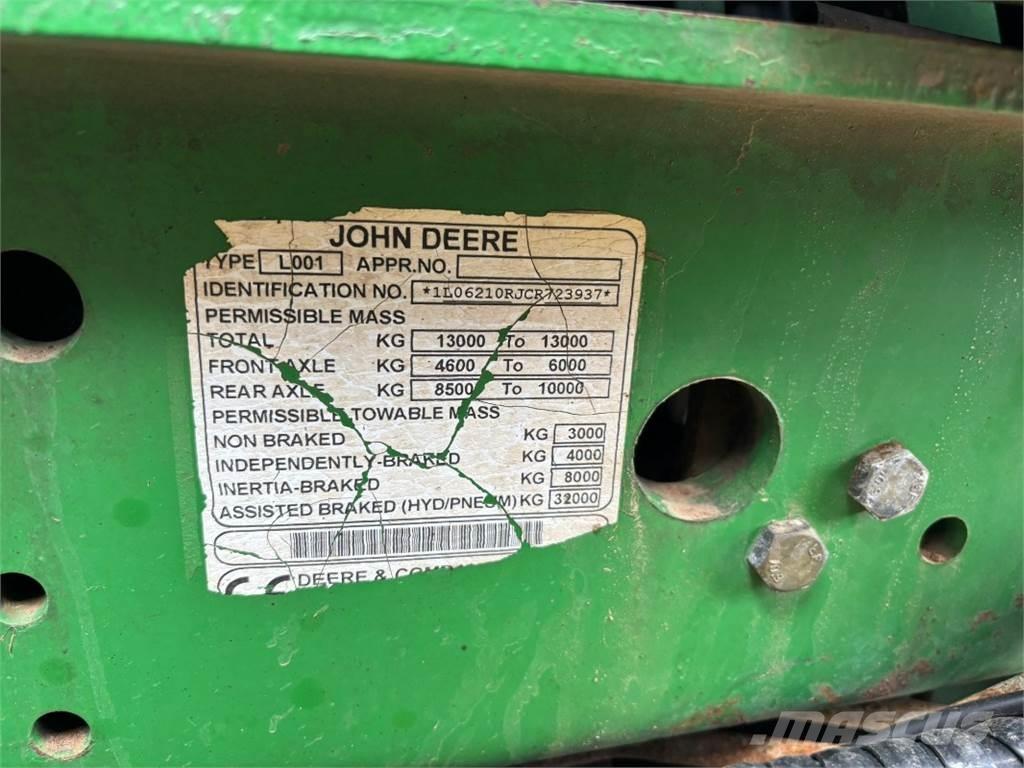 John Deere 6210R Tratores Agrícolas usados