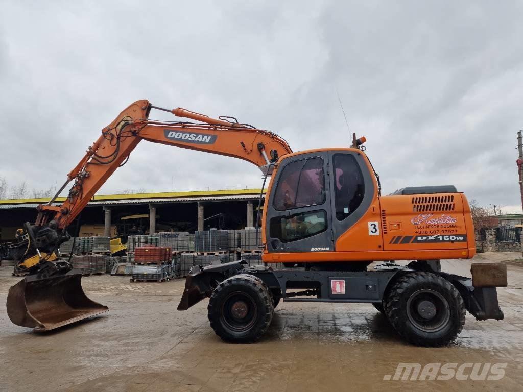 Doosan DX 160 W Escavadoras de rodas