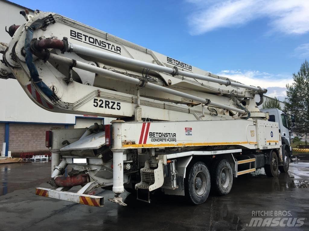 Betonstar 52M-5RZ Camiões bomba Betão