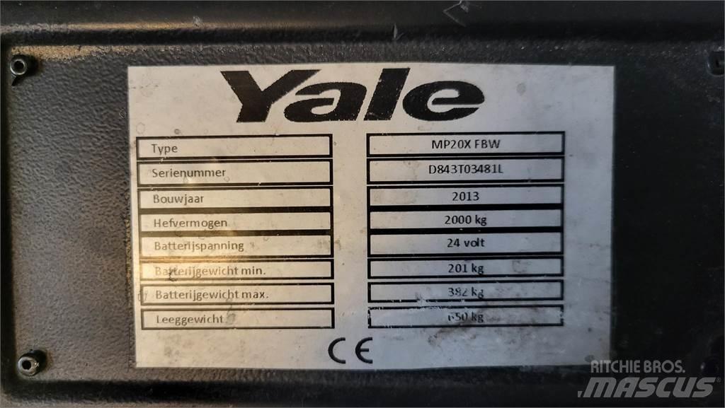 Yale MP20X 2013 Porta palettes