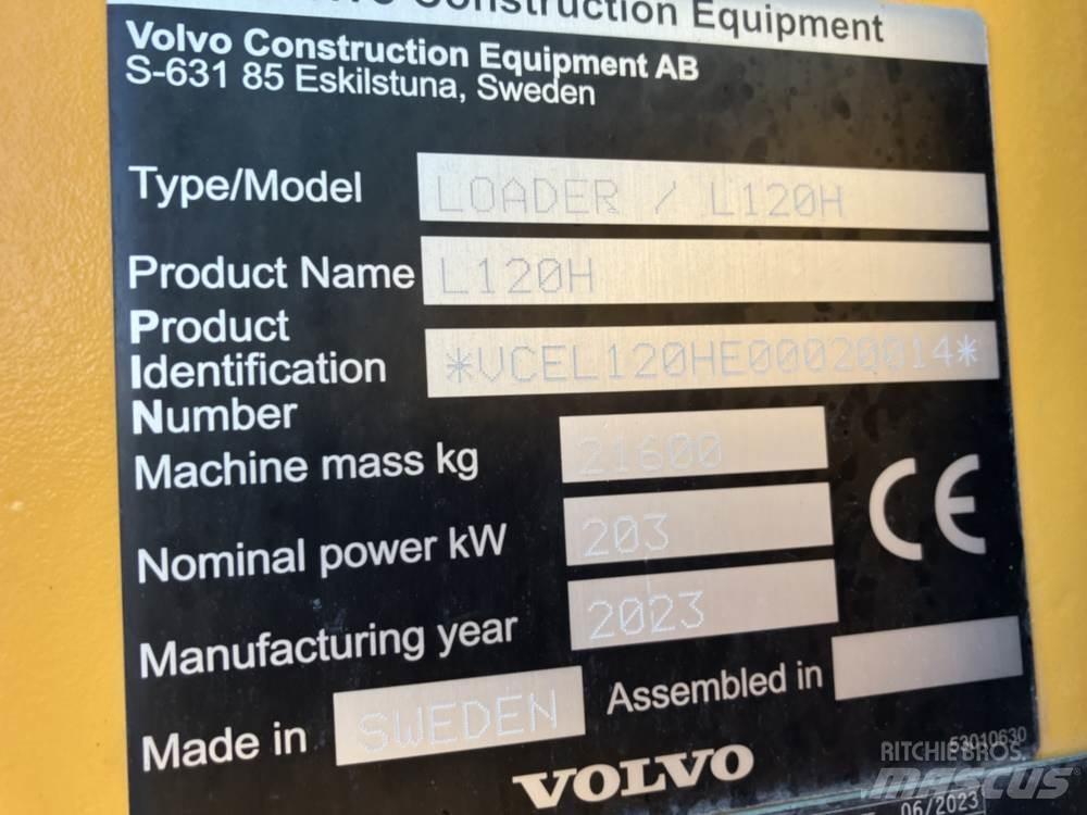 Volvo L120H Pás carregadoras de rodas