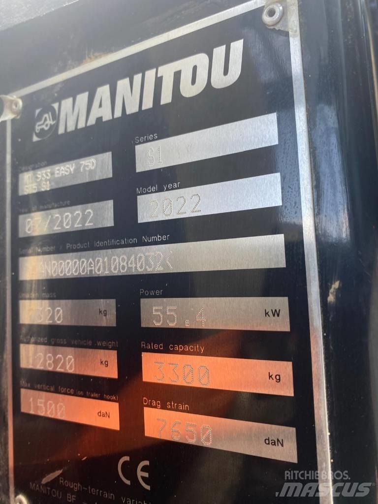 Manitou MT 933 Easy Manipuladores telescópicos