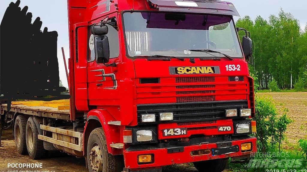 Scania 143 H 470 Camiões de transporte de troncos