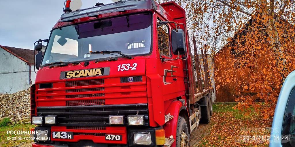 Scania 143 H 470 Camiões de transporte de troncos