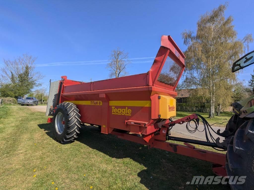 TEAGLE Titan 8 Espalhadores de estrume