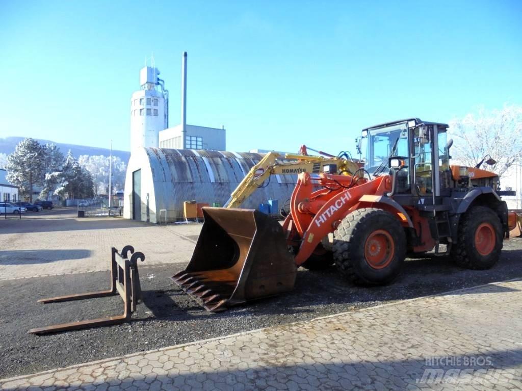 Hitachi ZW 180 Pás carregadoras de rodas
