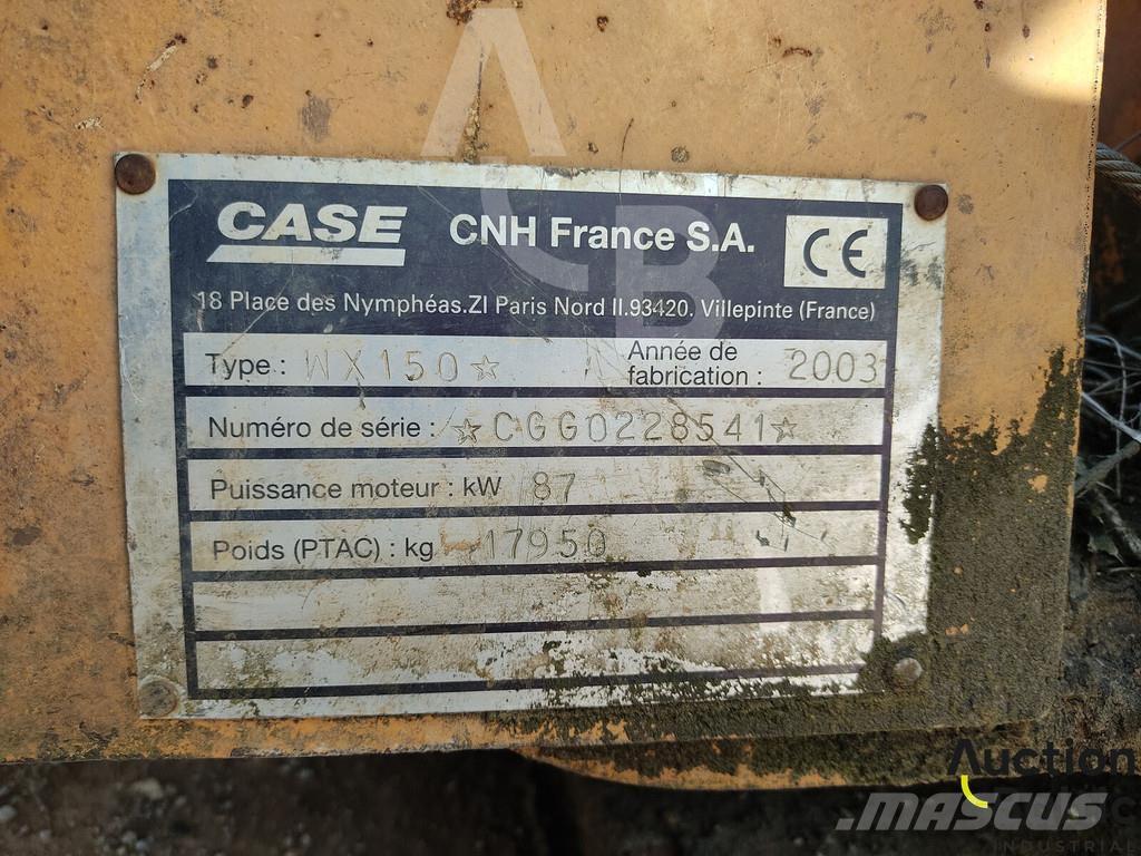 CASE WX 150 Escavadoras de rodas