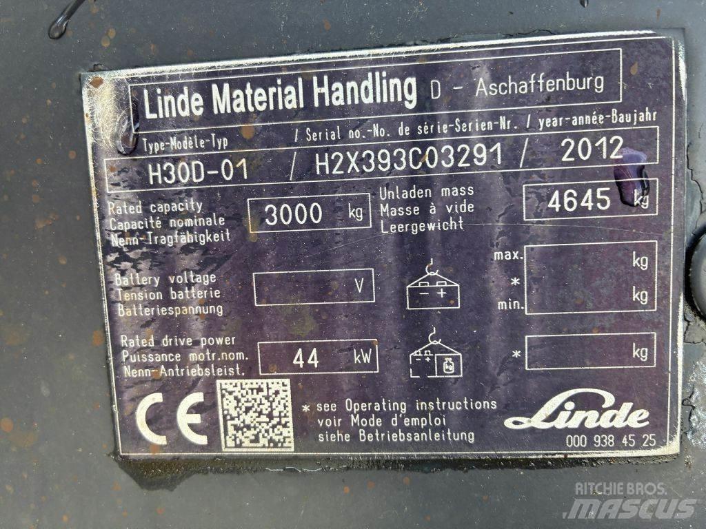 Linde H 30D01 Empilhadores Diesel