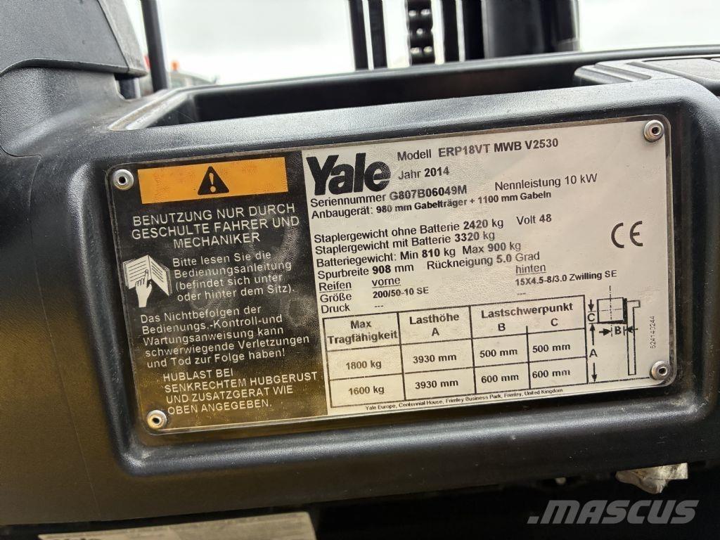 Yale ERP 18VT Empilhadores eléctricos