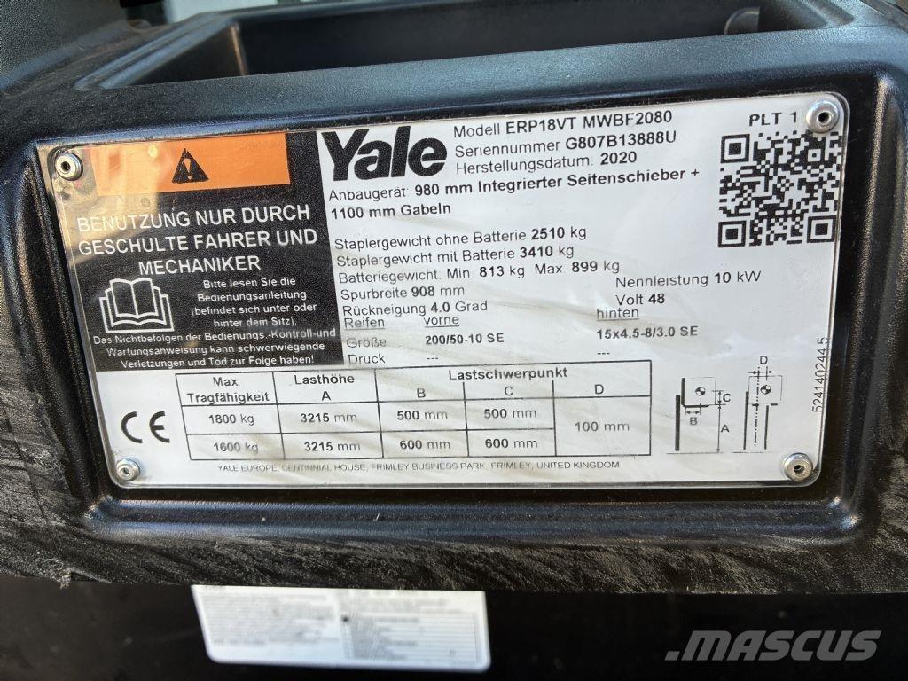Yale ERP 18VT Empilhadores eléctricos