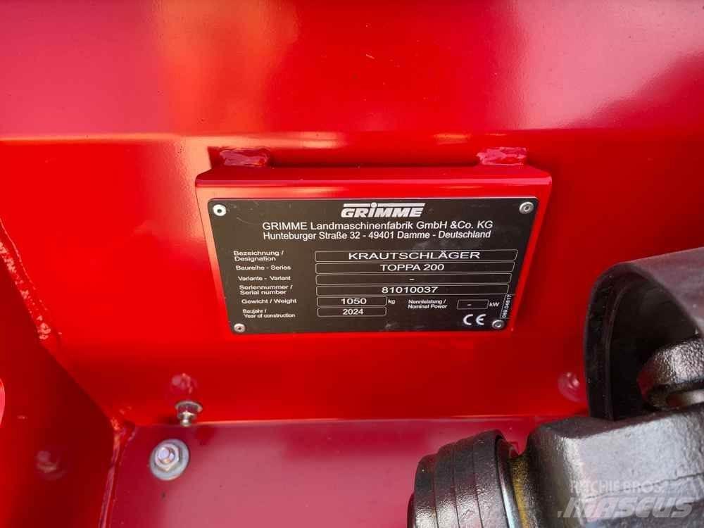Grimme TOPPA 200 Equipamentos para Batata - Outros