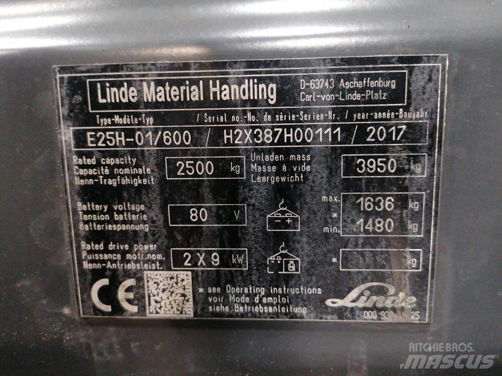 Linde E25H-01/600 Empilhadores eléctricos