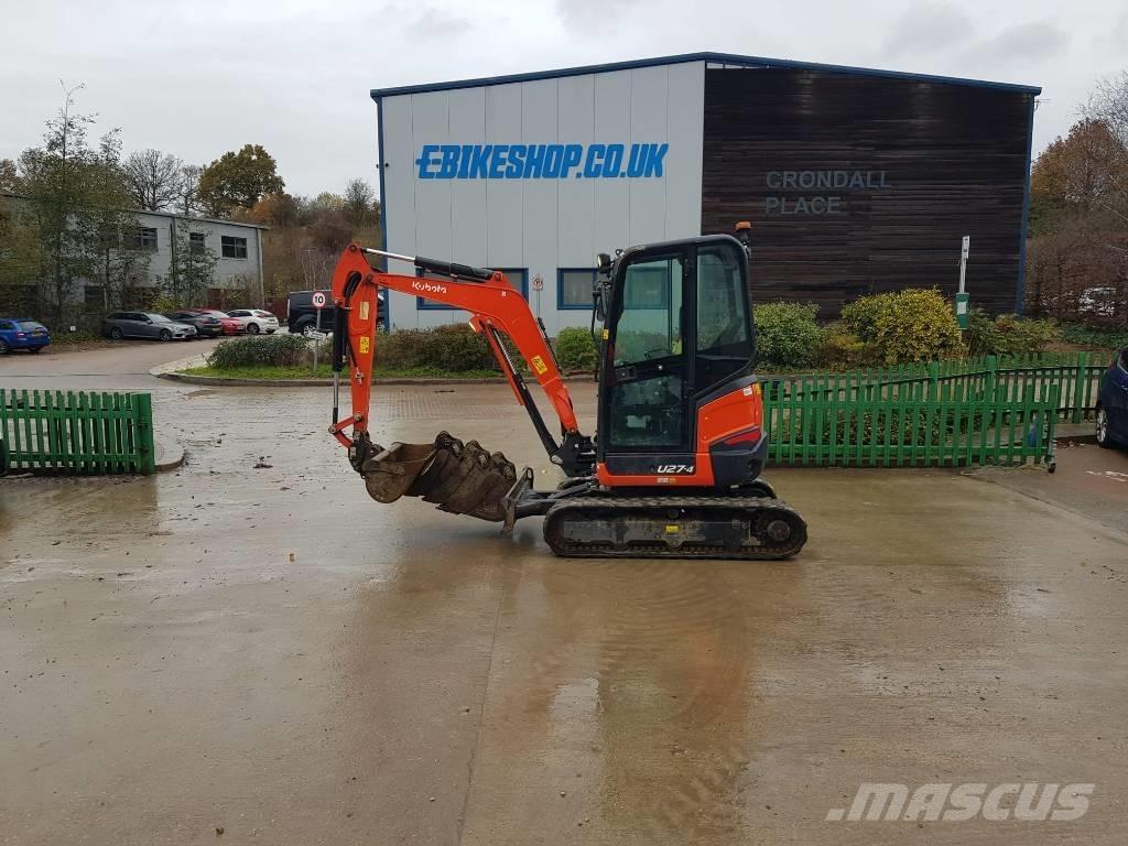 Kubota U27-4 Mini Escavadoras <7t
