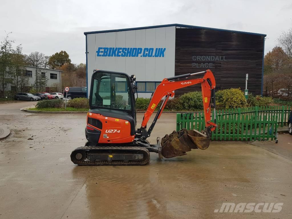 Kubota U27-4 Mini Escavadoras <7t