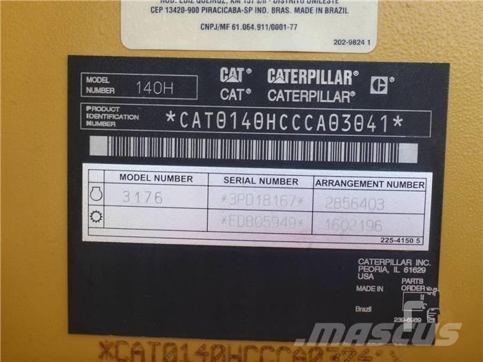 CAT 140 H Motoniveladoras