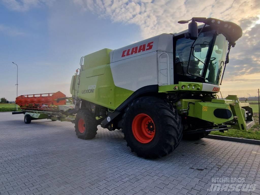 CLAAS Lexion 670 Ceifeiras debulhadoras