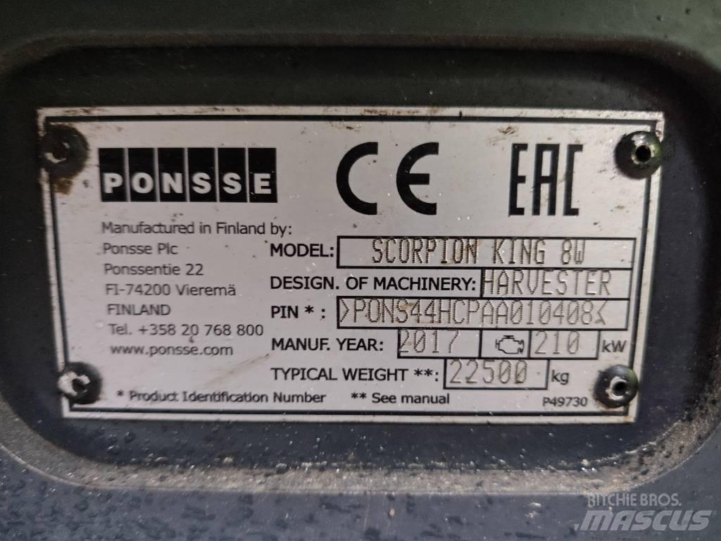 Ponsse Scorpion King Processadores florestais