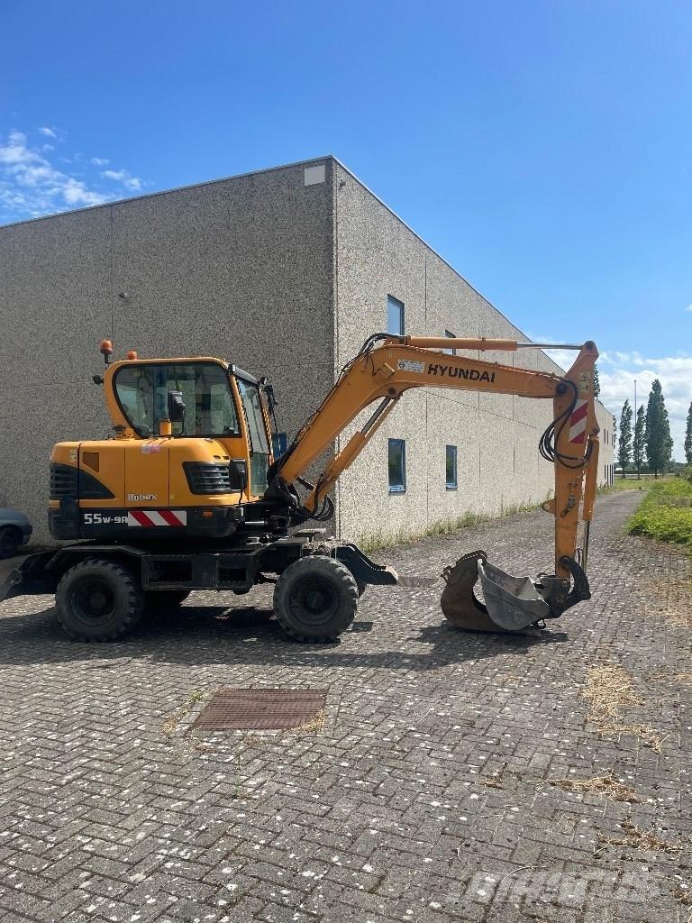 Hyundai 55w9a Escavadoras de rodas