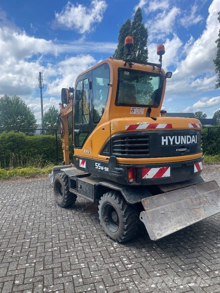 Hyundai 55w9a Escavadoras de rodas