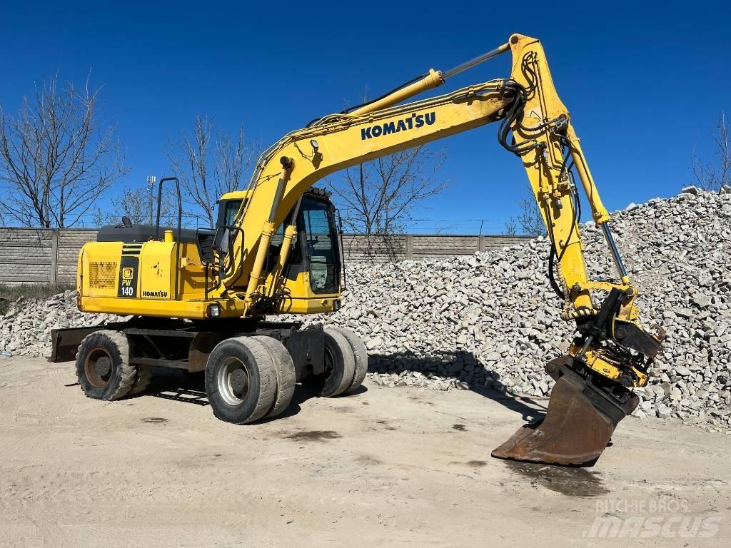 Komatsu PW 140-7 Escavadoras de rodas