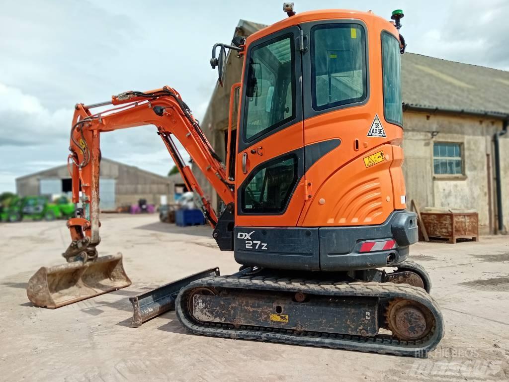 Doosan DX 27 Z Mini Escavadoras <7t