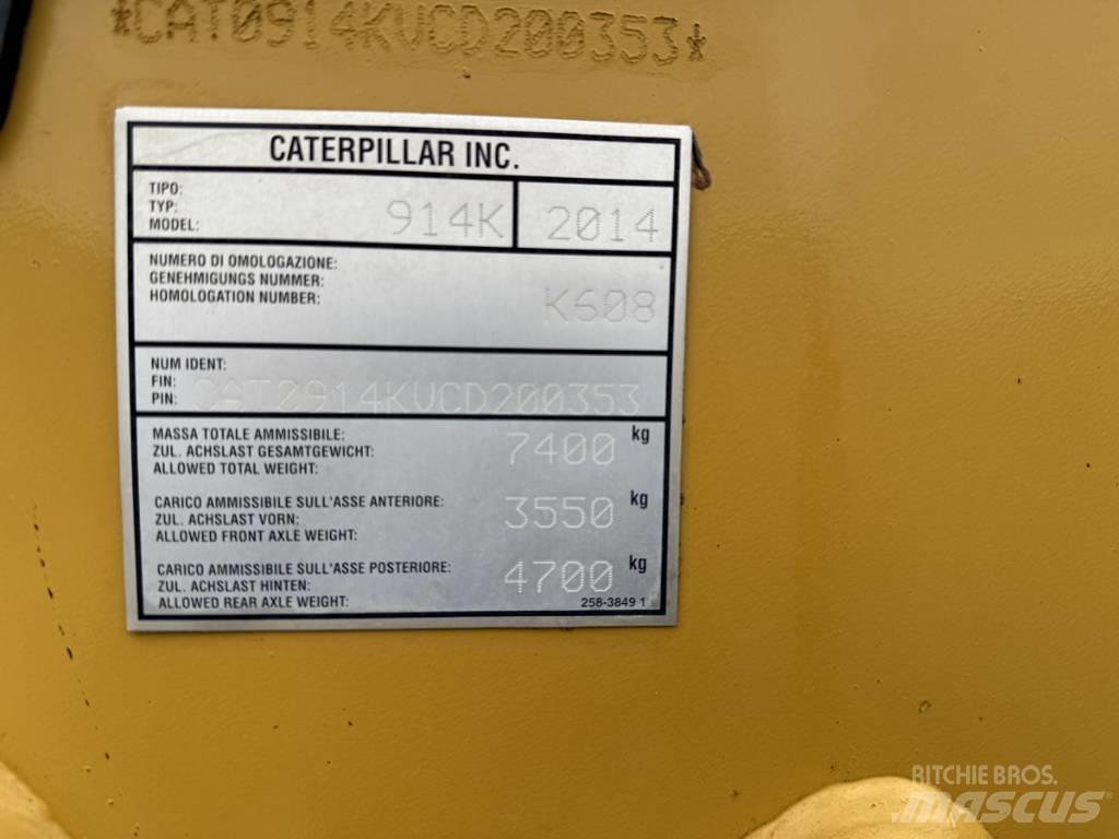 CAT 914K shovel Pás carregadoras de rodas