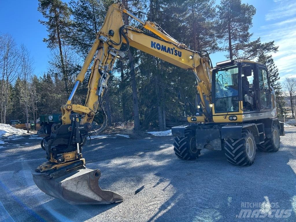 Komatsu PW148 -10 Escavadoras de rodas