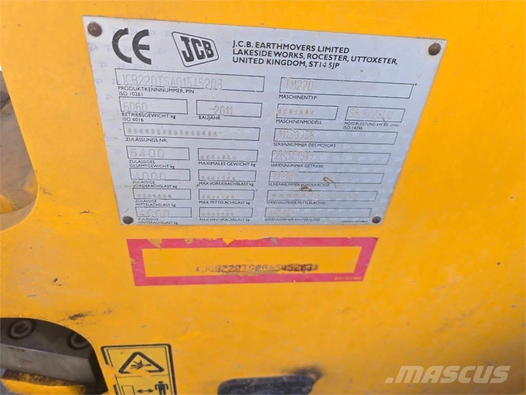 JCB TM 220 Pás carregadoras de rodas