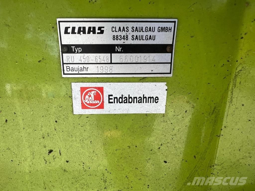 CLAAS RU 450 Forrageiras auto-propulsionadas