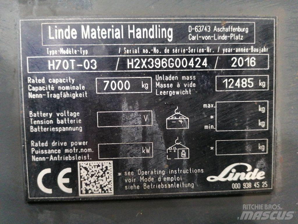 Linde H70T-01 Empilhadores a gás