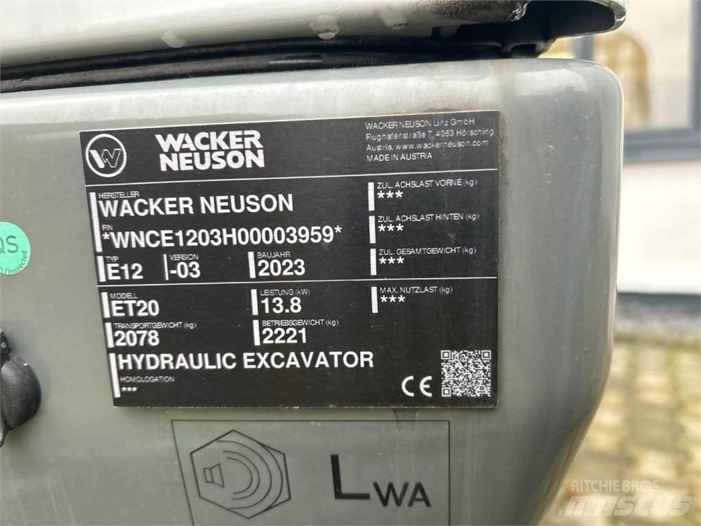 Wacker Neuson ET20 Escavadoras de rastos