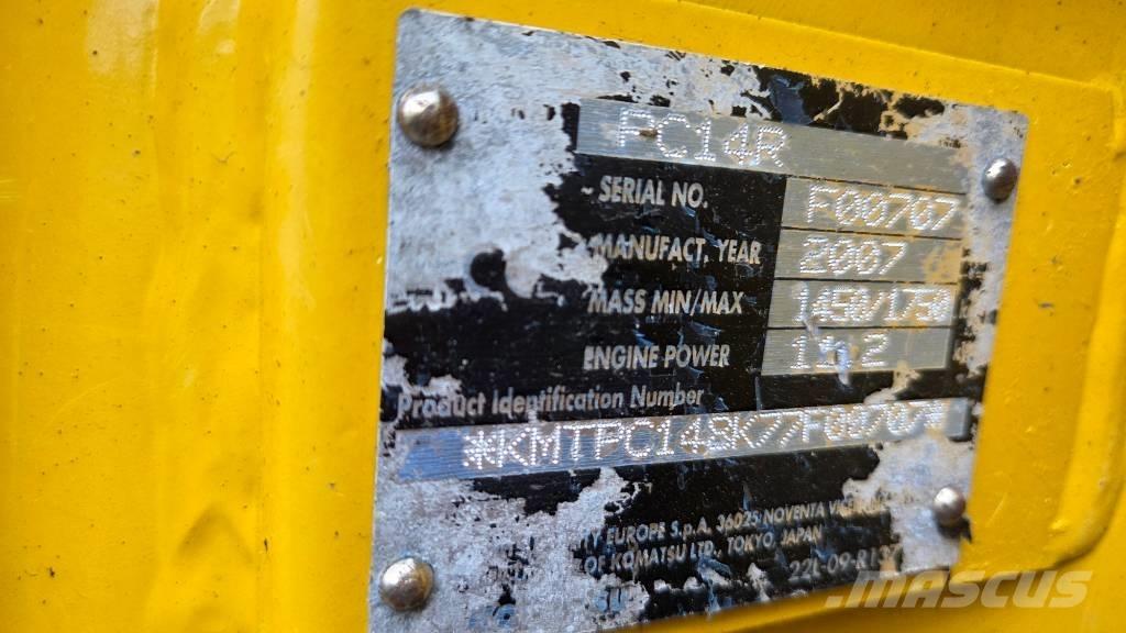 Komatsu PC 14 R Mini Escavadoras <7t