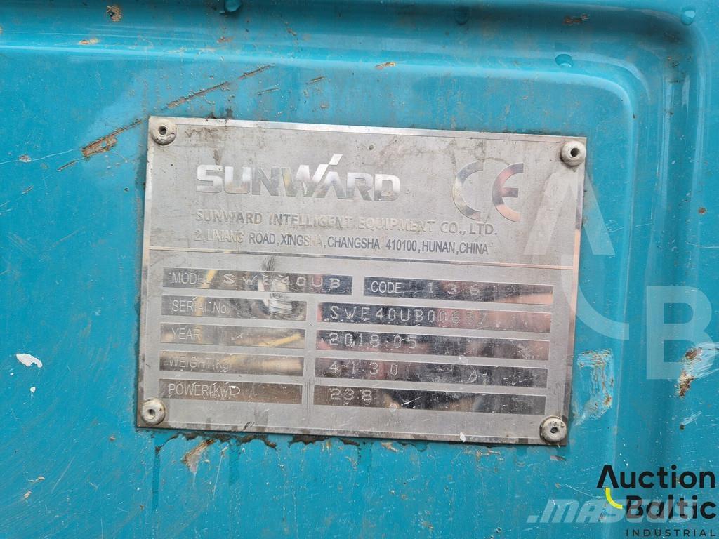 Sunward SWE40UB Mini Escavadoras <7t