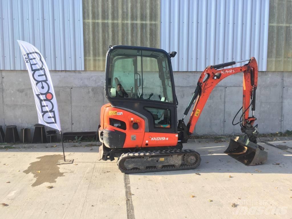 Kubota KX 019-4 Mini Escavadoras <7t