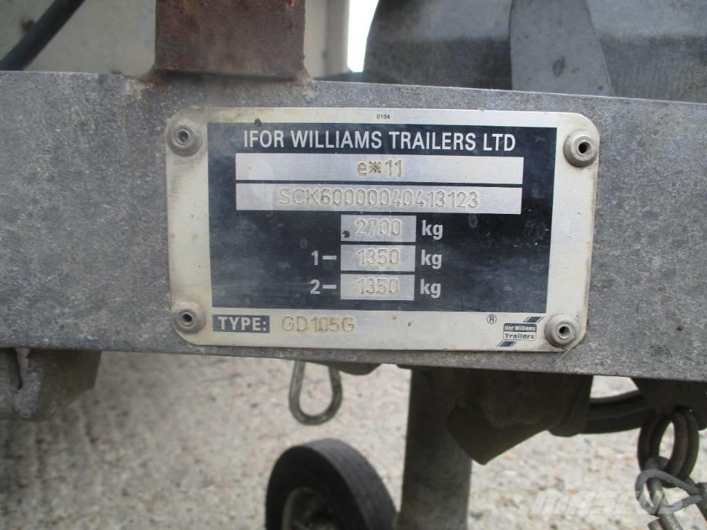 Ifor Williams GD105G Reboques estrado/caixa aberta