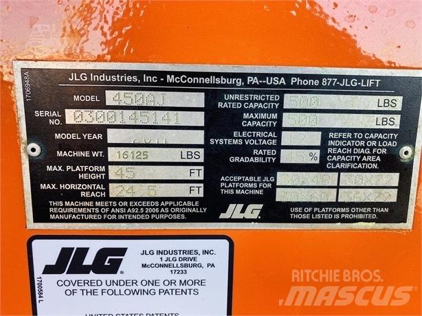 JLG 450 AJ II Elevadores braços articulados