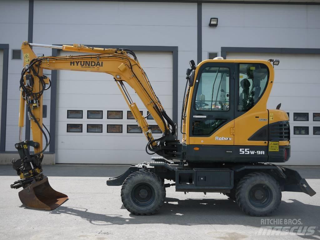 Hyundai R 55W-9A Escavadoras de rodas