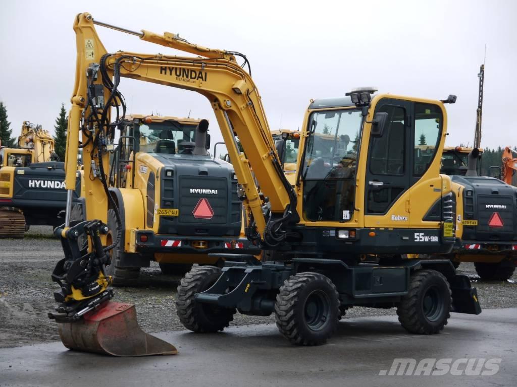Hyundai R 55W-9A Escavadoras de rodas