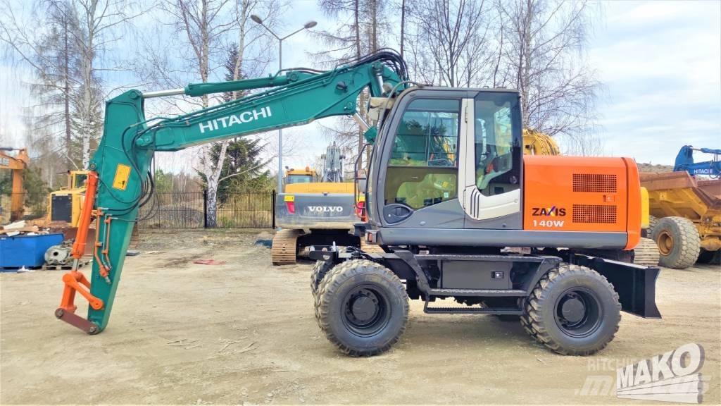 Hitachi ZX 140 W-3 Escavadoras de rodas