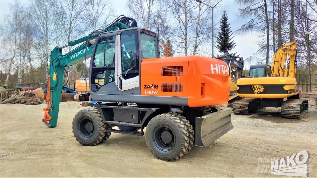 Hitachi ZX 140 W-3 Escavadoras de rodas