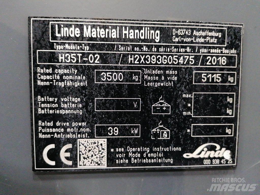Linde H35T-02 Empilhadores a gás