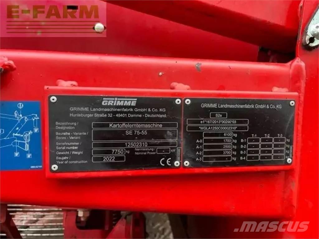 Grimme se 75-55 sb Equipamentos para Batata - Outros