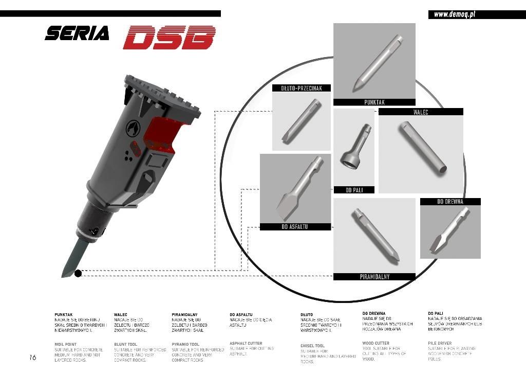  DEMOQ DSB300 Martelos Hidráulicos
