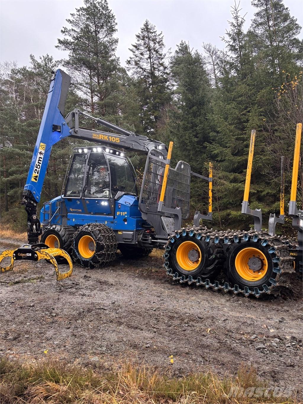 Rottne F11E Demo Forwarders florestais