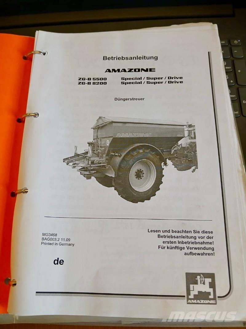 Amazone ZG-B 5500 Espalhadores de minério