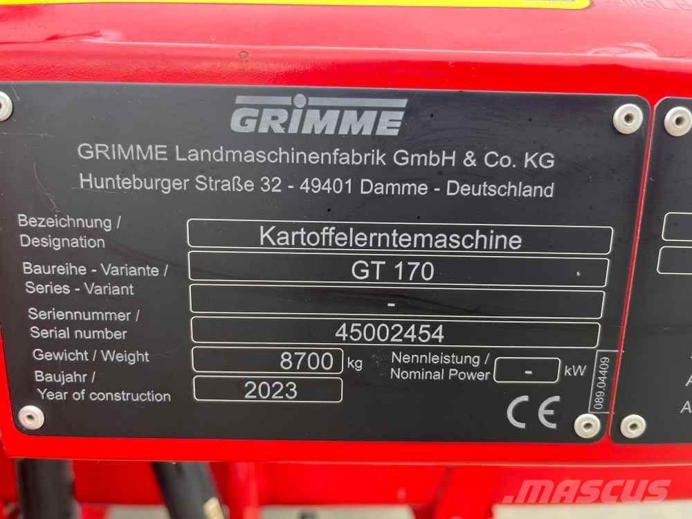 Grimme GT 170 Equipamentos Colheita e apanha de Batatas