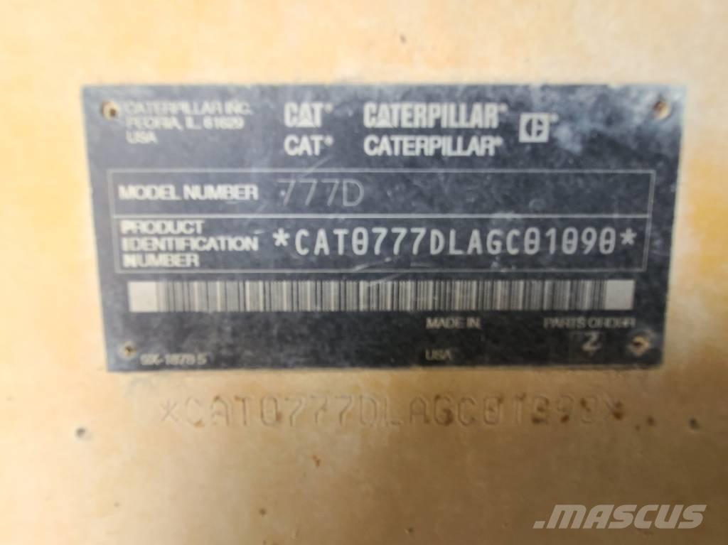 CAT 777D Camiões articulados