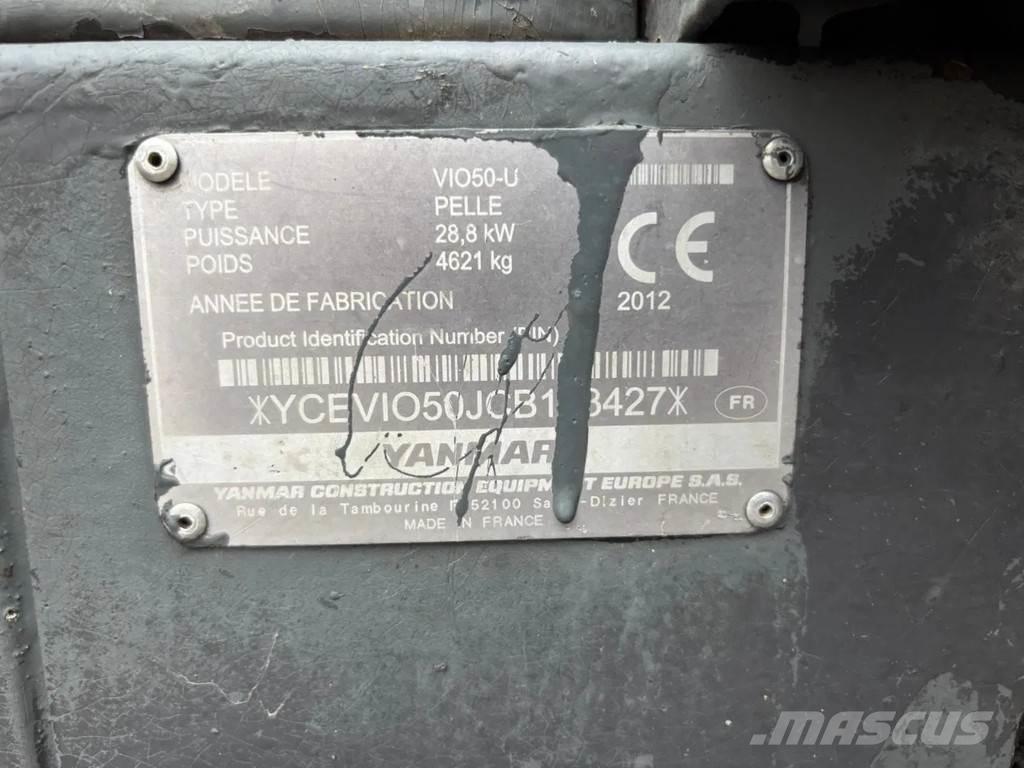 Yanmar VIO50-U Mini Escavadoras <7t