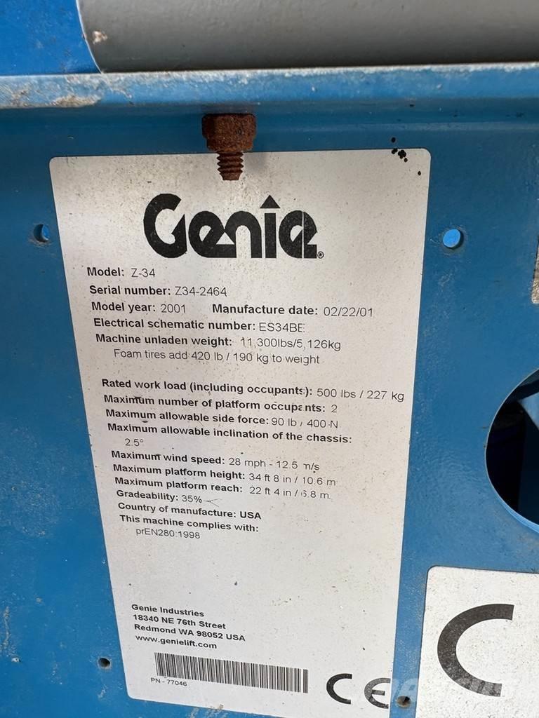 Genie Z34-22 Elevadores braços Telescópicos
